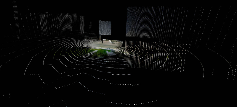 Illustration for article titled See Your City Like a Hazy Point Cloud from Another Dimension